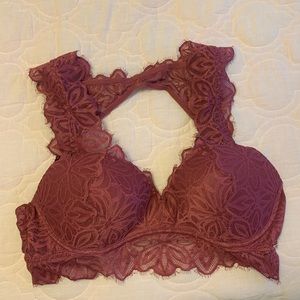 Victoria’s Secret Pink Lace Bralette size L
